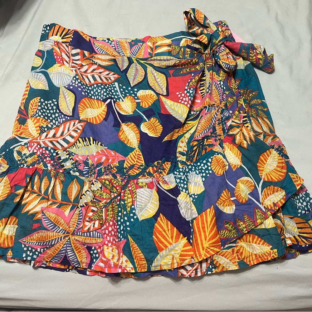 BRAND NEW CYNTHIA ROWLEY WRAP MINI SKIRT
